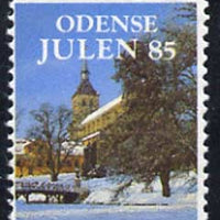 Cinderella - Denmark (Odense) 1985 Christmas perf label produced by Odense Scouts