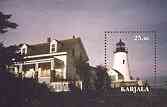 Karjala Republic 2002 Lighthouse perf m/sheet #02 containing 25.00 value, unmounted mint