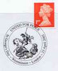 Postmark - Great Britain 2002 cover with United for Peace cancel illustrated with St George & Dragon