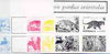 North Korea 1998 WWF - The Leopard se-tenant block of 4 the set of 5 imperf progressive proofs comprising the 5 individual colours (magenta, yellow, blue, black & gold) as SG N3803-06