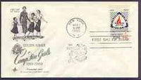 United States 1960 50th Anniversary of Camp Fire Girls on illustrated cover with first day cancel, SG 1166