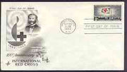 United States 1963 Red Cross Centenary on illustrated cover with first day cancel, SG 1221