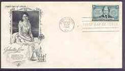 United States 1948 Honouring Juliette Gordon Low (founder of US Girl Scouts) on illustrated cover with first day cancel, SG 971