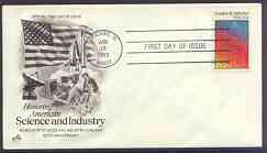 United States 1983 Science and Industry on illustrated cover with first day cancel, SG 2015