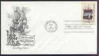 United States 1970 350th Anniversary of Pilgrim Fathers on illustrated cover with first day cancel, SG 1416