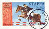 Staffa 1972 Pictorial imperf souvenir sheet (35p value) Munich Olynmpics (Show Jumping) cto used