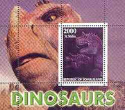 Somaliland 2001 Dinosaurs perf m/sheet #2 containing one value unmounted mint