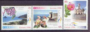 Cuba 1996 Tourism and Flowers perf set of 4 unmounted mint, SG 4092-95