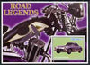 Afghanistan 2001 Road Legends perf m/sheet (Mercedes Car & Cotton motorcycle) unmounted mint