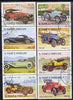 St Thomas & Prince Islands 1983 History of Motoring set of 8, fine cto used, Mi 852-59