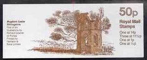 Great Britain 1981-82 Follies #1 (Mugdock Castle) 50p booklet complete, SG FB16 (original contents)