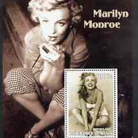 Benin 2002 Marilyn Monroe #1 perf s/sheet containing single value unmounted mint