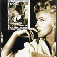 Benin 2002 Marilyn Monroe #2 perf s/sheet containing single value unmounted mint