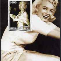 Benin 2002 Marilyn Monroe #4 perf s/sheet containing single value unmounted mint