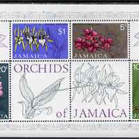 Jamaica 1973 Orchids perf m/sheet unmounted mint , SG MS379