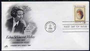 United States 1981 Literary Arts - Edna St Vincent Millay (poet) on illustrated cover with first day cancel, SG 1900