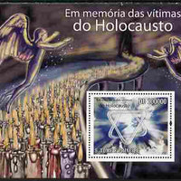 St Thomas & Prince Islands 2010 In Memory of Holocaust Victims perf souvenir sheet unmounted mint