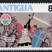 Antigua 1980 The Forbidden Forest Scene 8c (from Disney 'Sleeping Beauty' Christmas set) unmounted mint, SG 675