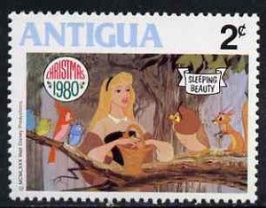 Antigua 1980 With the Animals & Birds 2c (from Disney 'Sleeping Beauty' Christmas set) unmounted mint, SG 673