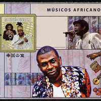 Guinea - Bissau 2008 African Musicians perf souvenir sheet unmounted mint Michel BL 678