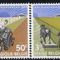 Belgium 1965 75th Anniversary of Farmers' Association set of 2 unmounted mint, SG 1939-40