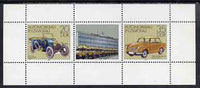 Germany - East 1979 Zwickau Motor Industry perf sheetlet containing set of 2 plus label unmounted mint, SG E2122a