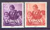 Spain 1960 300th Death Anniversary of St Vincent de Paul set of 2 unmounted mint, SG 1357-58