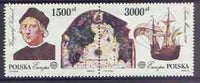 Poland 1992 Europa - 500th Anniversary of Discovery of America by Columbus set of 2 in se-tenant pair unmounted mint, SG 3403-4