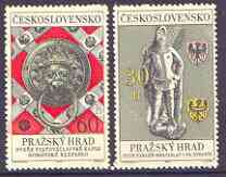 Czechoslovakia 1969 Prague Castle (4th series) set of 2 unmounted mint, SG 1740-41