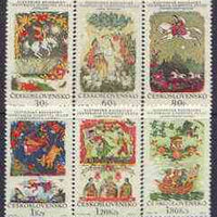 Czechoslovakia 1968 Slovak Fairy Tales perf set of 6 unmounted mint, SG 1795-1800