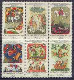 Czechoslovakia 1968 Slovak Fairy Tales perf set of 6 unmounted mint, SG 1795-1800