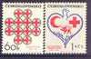 Czechoslovakia 1969 Red Cross perf set of 2 unmounted mint, SG 1802-3