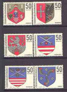 Czechoslovakia 1969 Arms of Regional Capitals (2nd series) perf set of 6 unmounted mint, SG 1855-60