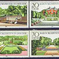 Germany - East 1980 Baroque Gardens perf set of 4 unmounted mint, SG E2193-96