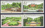 Germany - East 1980 Baroque Gardens perf set of 4 unmounted mint, SG E2193-96