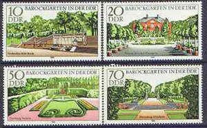 Germany - East 1980 Baroque Gardens perf set of 4 unmounted mint, SG E2193-96