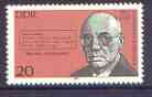 Germany - East 1981 Celebrities - Johannes R Becher 20pf (writer) unmounted mint, SG E2317