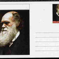 Palatine (Fantasy) Personalities - Charles Darwin postal stationery card unused and fine