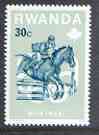 Rwanda 1976 Horse Jumping 30c (from Montreal Olympic Games 1st issue set) unmounted mint, SG 744