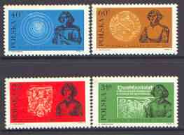 Poland 1972 500th Birth Anniversary of Copernicus (4th issue) perf set of 4 unmounted mint, SG 2167-70