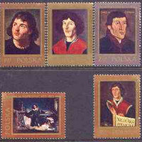 Poland 1973 500th Birth Anniversary of Copernicus (6th issue) perf set of 5 unmounted mint, SG 2217-21