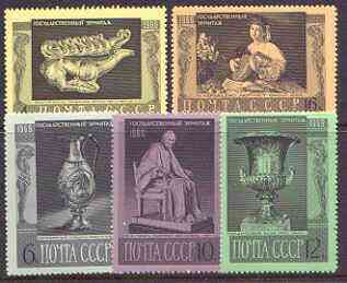 Russia 1966 Art Treasures of the Hermitage Museum perf set of 5 unmounted mint, SG 3377-81