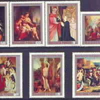 Hungary 1970 Paintings - Religious Art perf set of 7 unmounted mint, SG 2562-68