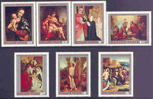 Hungary 1970 Paintings - Religious Art perf set of 7 unmounted mint, SG 2562-68