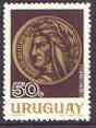 Uruguay 1966 700th Birth Anniversary of Dante (writer) unmounted mint, SG 1317