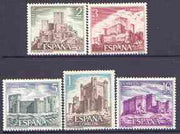 Spain 1972 Spanish Castles (6th issue) perf set of 5 unmounted mint, SG 2151-55