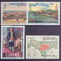 Spain 1972 Spain in the New World (1st issue) perf set of 4 unmounted mint, SG 2165-68