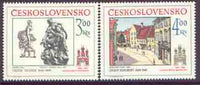 Czechoslovakia 1983 Historic Bratislavia (7th issue) set of 2 unmounted mint, SG 2698-99