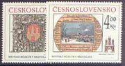 Czechoslovakia 1984 Historic Bratislavia (8th issue) set of 2 unmounted mint, SG 2736-37