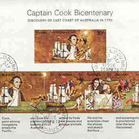 Australia 1970 Bicentenary of Cook's Discovery imperf m/sheet fine cto used, SG MS 465